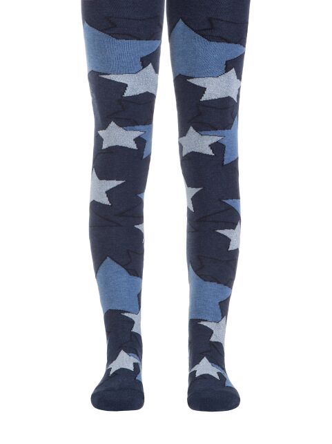 Хлопковые колготки с люрексом и рисунком «звезды» - купить в интернет-магазине Conte