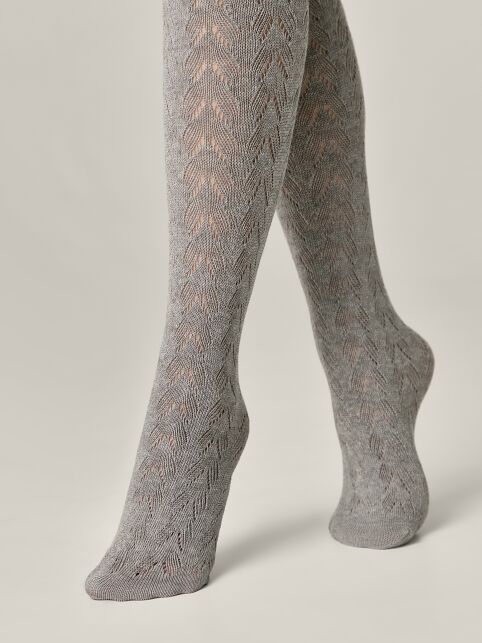 Тёплые ажурные колготки AJOUR - купить в интернет-магазине Conte