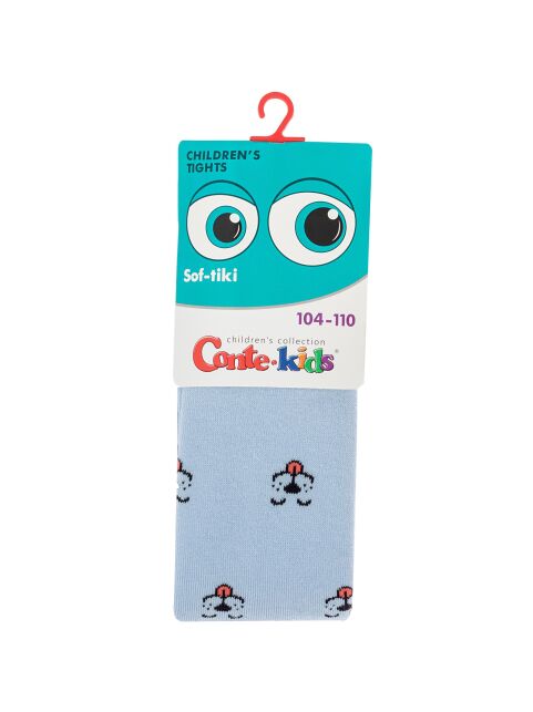 Колготки SOF-TIKI (махровые внутри) с рисунком "собачки" - купить в интернет-магазине Conte