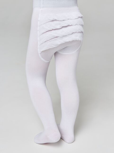 Хлопковые колготки TIP-TOP с воланами и люрексом - купить в интернет-магазине Conte