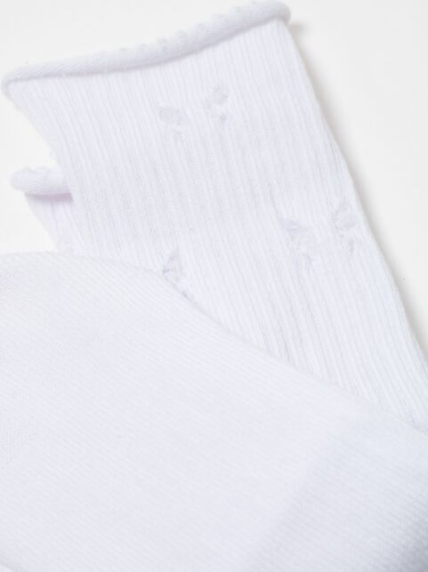 Хлопковые носки с ажурным рисунком «бабочки» - купить в интернет-магазине Conte