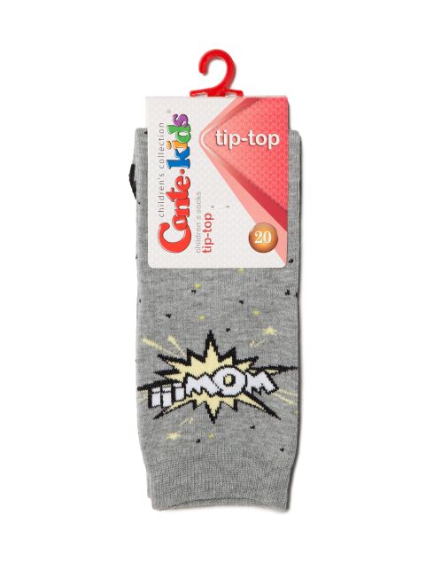 Хлопковые носки TIP-TOP c рисунком "WOW" Хлопковые носки TIP-TOP c рисунком "WOW" - купить в интернет-магазине Conte
