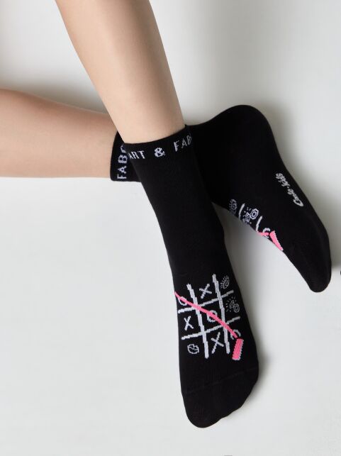 Хлопковые носки с рисунком “Art” - купить в интернет-магазине Conte
