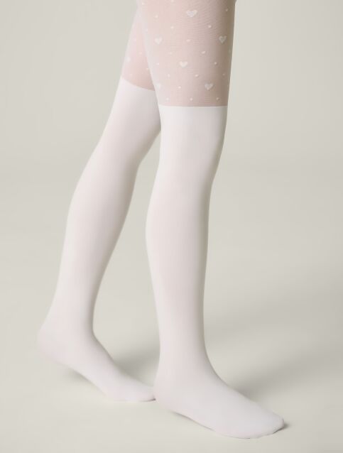 Колготки с имитацией гольфинов и сердечками SWEET GIRL - купить в интернет-магазине Conte