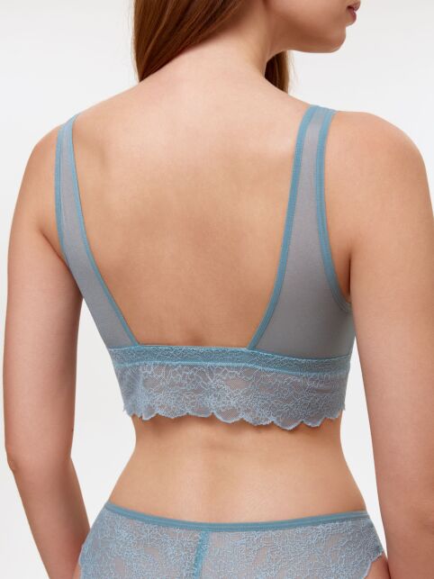 Бюстье с цветочным кружевом и прозрачной сеткой FLOWER LINE LBE 3175 - купить в интернет-магазине Conte