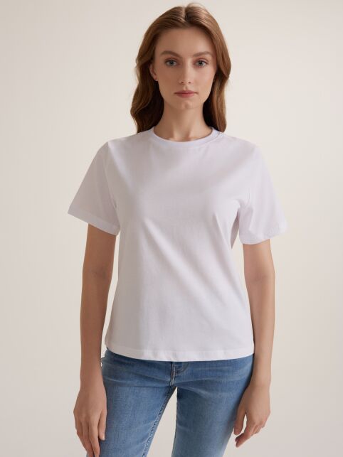 Футболка из хлопка прямого кроя BASIC COLLECTION - купить в интернет-магазине Conte