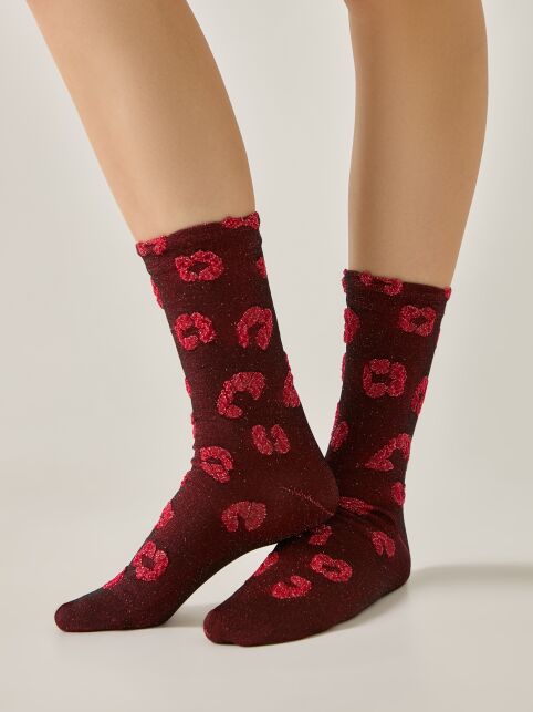 Носки из вискозы с люрексом - купить в интернет-магазине Conte