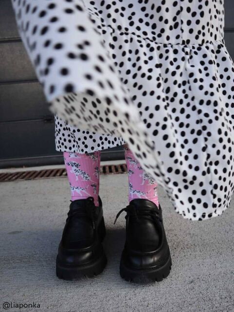 Удлиненные носки с хлопком «Dalmatian» - купить в интернет-магазине Conte