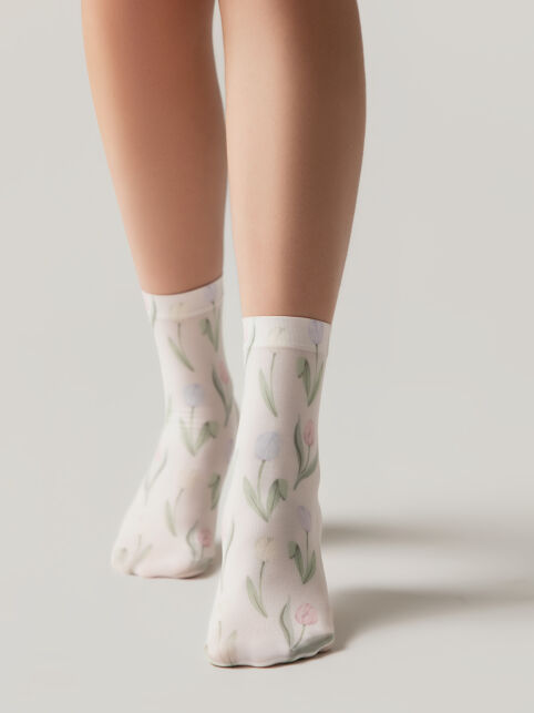 Носки с микрофиброй «Тюльпан» - купить в интернет-магазине Conte