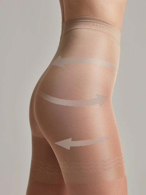Колготки женские с утягивающими удлиненными шортиками Control 20 Lycra® - купить в интернет-магазине Conte