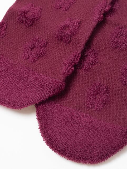 Махровые носки из хлопка с объемным рисунком «цветочки» COMFORT, модель 548 - купить в интернет-магазине Conte