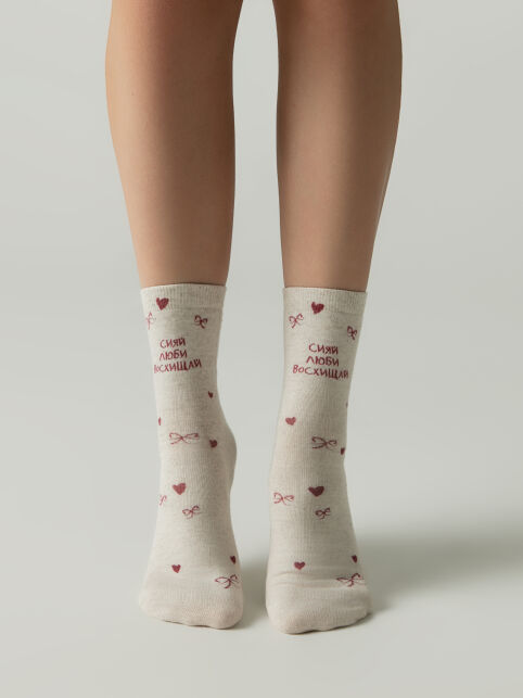 Носки из пряжи со льном «Сияй» - купить в интернет-магазине Conte