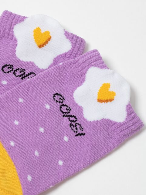 Носки из хлопка с декоративным 3D-пикотом “Oops” - купить в интернет-магазине Conte