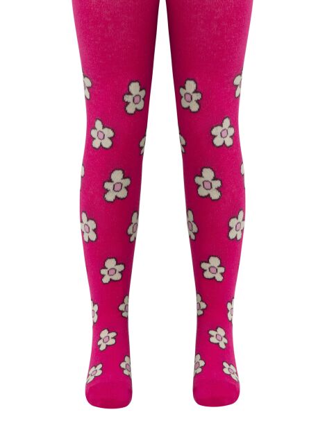 Хлопковые колготки с рисунком "Flowers" - купить в интернет-магазине Conte