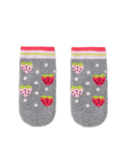 Носки хлопковые детские SOF-TIKI (махровые, антискользящие) серый - купить в интернет-магазине Conte