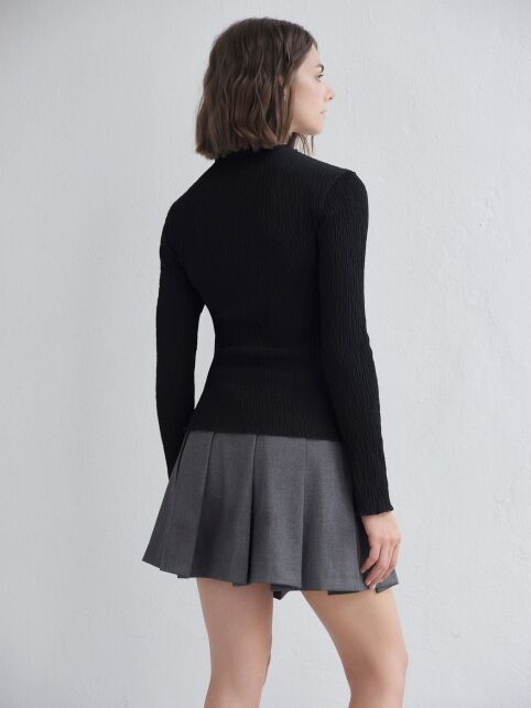 Джемпер с жатым эффектом LD 3235 Джемпер с жатым эффектом LD 3235 - купить в интернет-магазине Conte