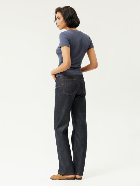 Футболка из хлопка в рубчик BASIC COLLECTION - купить в интернет-магазине Conte