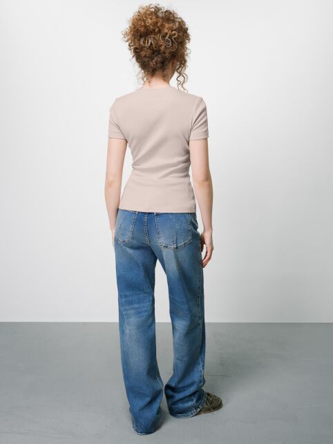 Футболка из хлопка в рубчик BASIC COLLECTION - купить в интернет-магазине Conte