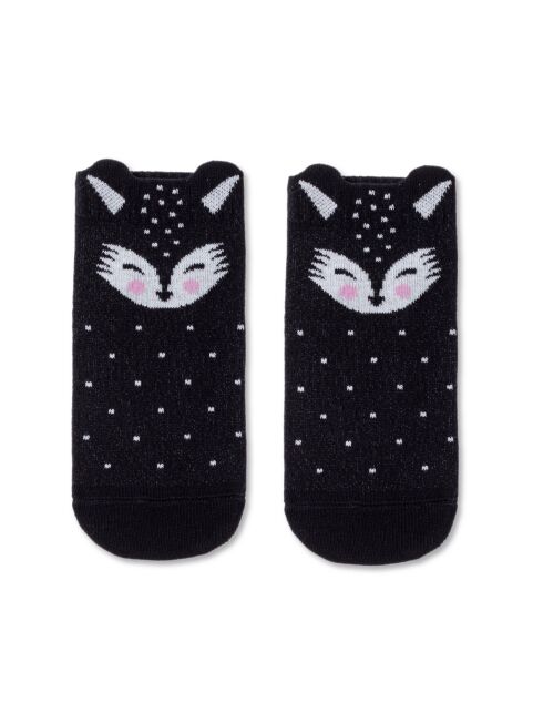 Короткие носки с декоративными ушками «Лисёнок» - купить в интернет-магазине Conte