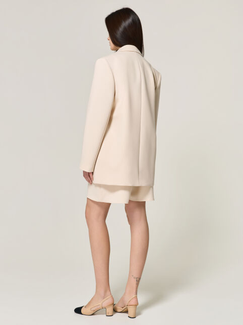 Шорты из костюмной ткани со складками LS 3397 - купить в интернет-магазине Conte