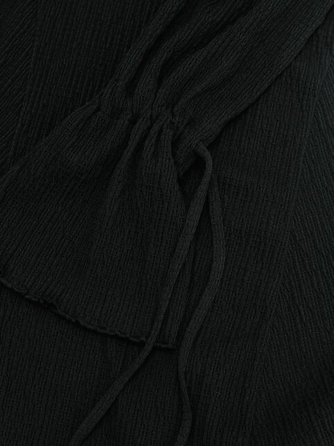 Платье с жатым эффектом и манжетами на завязке LPL 3238 Платье с жатым эффектом и манжетами на завязке LPL 3238 - купить в интернет-магазине Conte