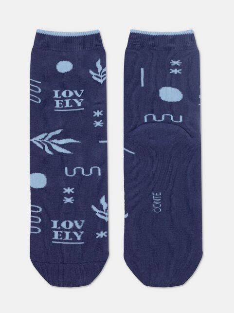 Махровые носки из хлопка с рисунком «lovely» COMFORT - купить в интернет-магазине Conte