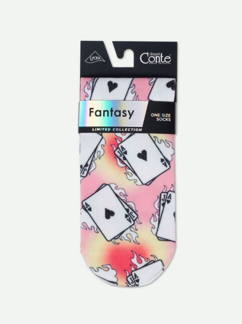 Укороченные носки с хлопком «Playing cards» - купить в интернет-магазине Conte