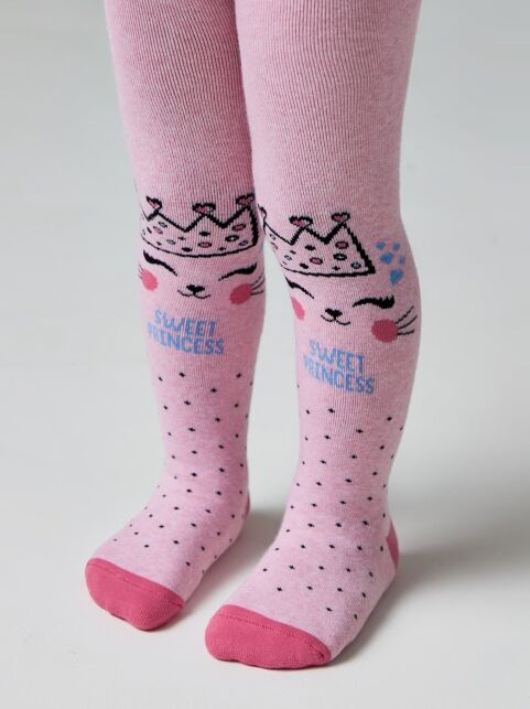 Колготки SOF-TIKI (махровые внутри) с рисунками, модель 524 - купить в интернет-магазине Conte