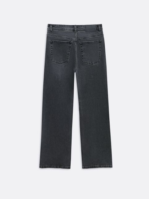 Чёрные джинсы straight ULTRA-LONG с эффектом потёртостей СON-799 - купить в интернет-магазине Conte