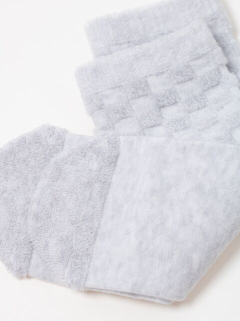 Махровые носки из хлопка с объемными рисунками «квадраты» COMFORT - купить в интернет-магазине Conte