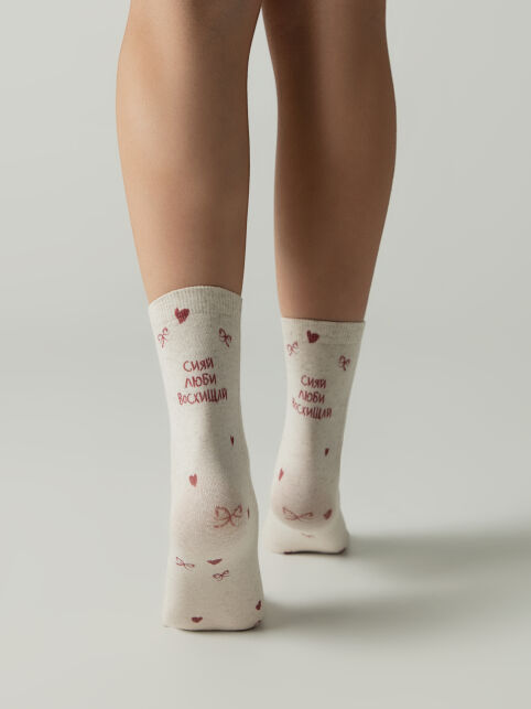 Носки из пряжи со льном «Сияй» - купить в интернет-магазине Conte