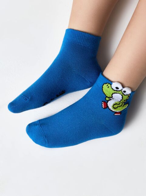 Носки из хлопка с декоративным 3D-пикотом “Dinosaur” - купить в интернет-магазине Conte