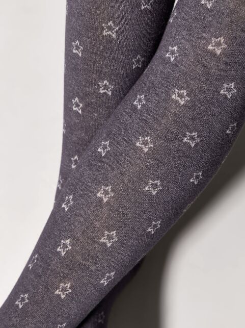 Хлопковые колготки с рисунком «звёзды» - купить в интернет-магазине Conte