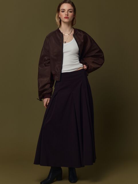 Юбка-макси со складками LU 3438 - купить в интернет-магазине Conte