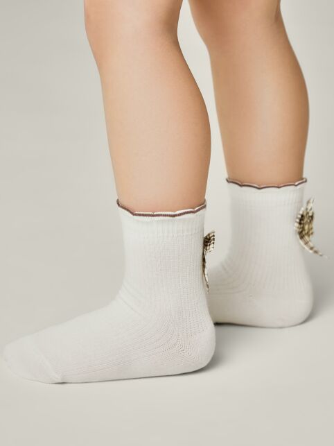 Носки TIP-TOP с декоративным бантиком и волнистым бортом - купить в интернет-магазине Conte