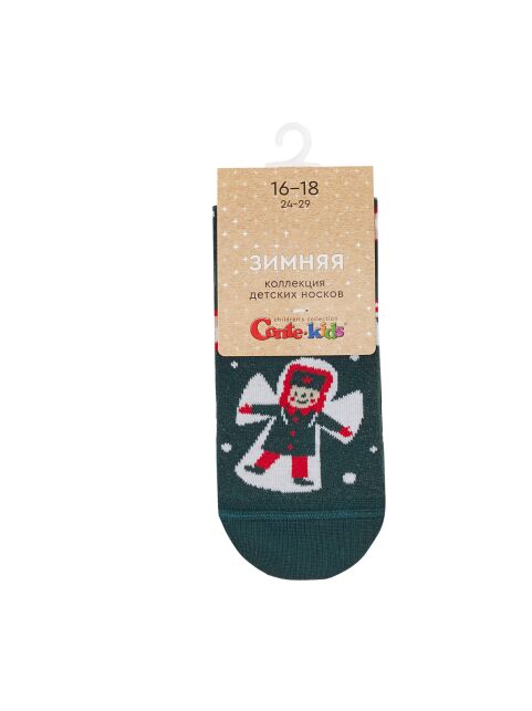 Носки с рисунком «Снежный ангел» зимняя коллекция - купить в интернет-магазине Conte