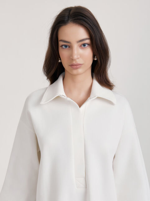 Платье-поло прямого кроя из футера-пике LPL 3459 - купить в интернет-магазине Conte