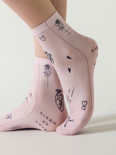 Носки с рисунком "Tattoo" - купить в интернет-магазине Conte