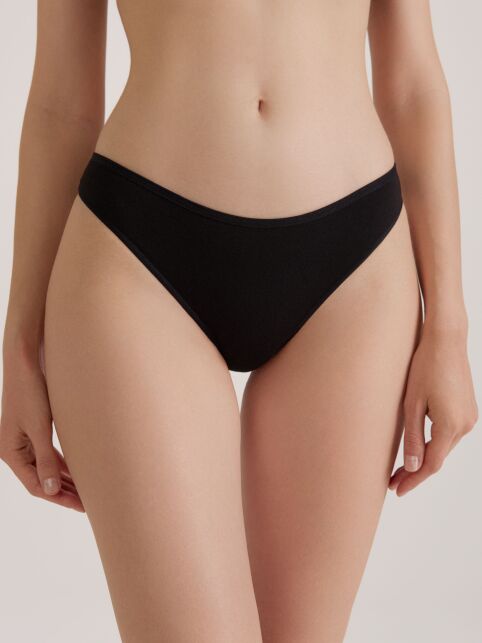 Трусы «слип» из хлопка и сетки с узором «зигзаг» WAVE LB 2978 - купить в интернет-магазине Conte