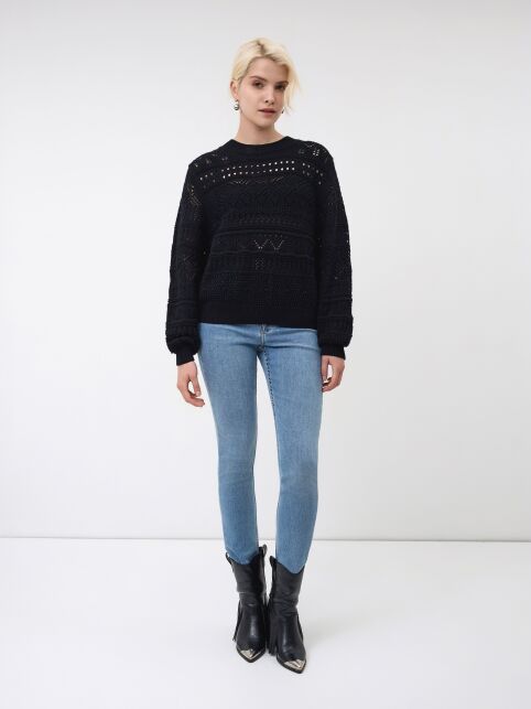 Укороченный джемпер объёмного силуэта с хлопком LDK 24111 - купить в интернет-магазине Conte