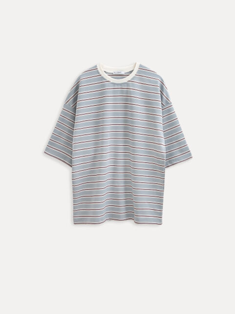 Футболка в полоску из интерлока LD 3592 - купить в интернет-магазине Conte