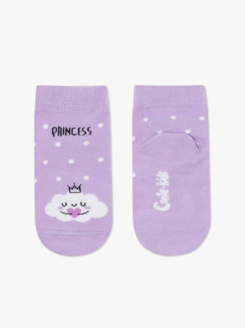 Хлопковые носки с рисунком “Princess” - купить в интернет-магазине Conte
