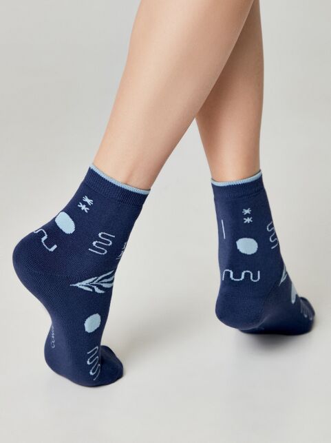 Махровые носки из хлопка с рисунком «lovely» COMFORT - купить в интернет-магазине Conte