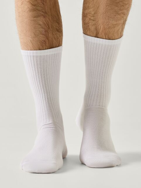 Удлинённые хлопковые носки с вышивкой «Овен» - купить в интернет-магазине Conte