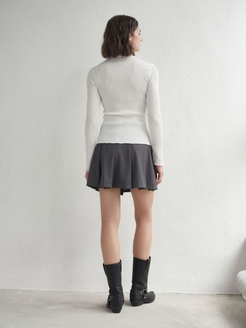 Джемпер с жатым эффектом LD 3235 Джемпер с жатым эффектом LD 3235 - купить в интернет-магазине Conte