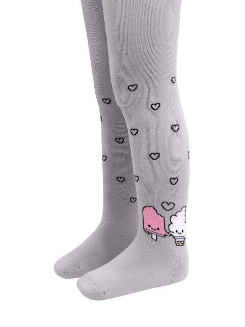 Колготки SOF-TIKI (махровые внутри) с рисунком "мороженки" - купить в интернет-магазине Conte