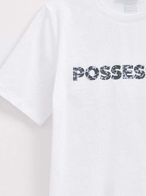 Футболка из хлопка с рисунком «Possession» LD 2654 - купить в интернет-магазине Conte