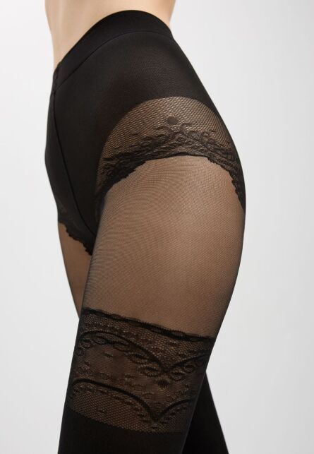 Колготки с имитацией ажурных чулок DELIGHT Lycra® Колготки с имитацией ажурных чулок DELIGHT Lycra® - купить в интернет-магазине Conte