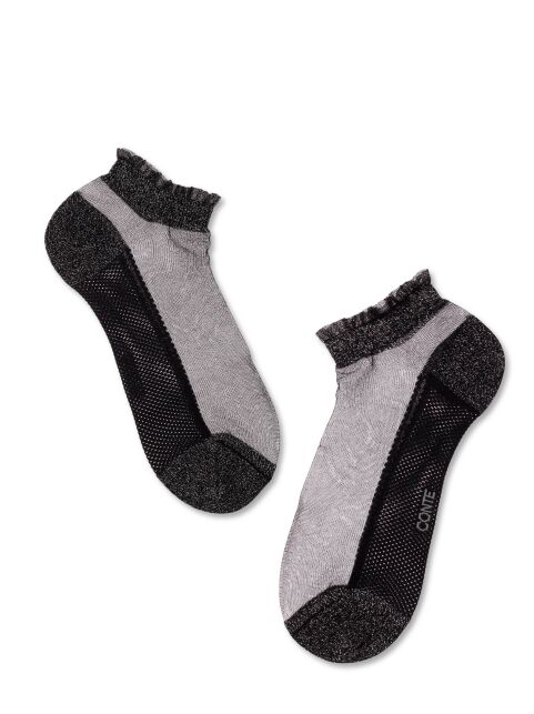 Короткие носки с люрексом и воланом - купить в интернет-магазине Conte