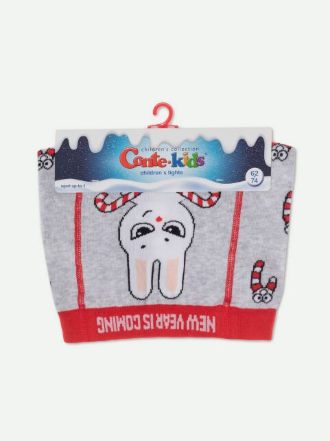 Новогодние колготки из хлопка «Сhristmas bunny» Новогодние колготки из хлопка «Сhristmas bunny» - купить в интернет-магазине Conte